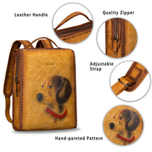 Load image into Gallery viewer, Genuine Leather Backpack W0087
