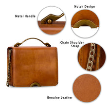 Load image into Gallery viewer, Genuine Leather Crossbody Bags for Women Vintage Handmade Shoulder Purse W0093
