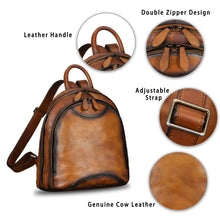 Load image into Gallery viewer, Genuine Leather Backpack A650
