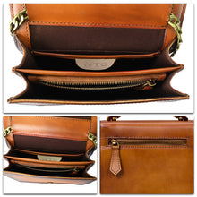 Load image into Gallery viewer, Genuine Leather Crossbody Bags for Women Vintage Handmade Shoulder Purse W0093
