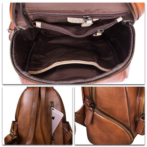 Genuine Leather Backpack A621