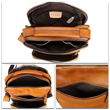 Load image into Gallery viewer, Genuine Leather Crossbody Messenger Bag S0020
