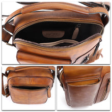 Load image into Gallery viewer, Genuine Leather Crossbody Messenger Bag A688
