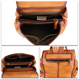 Genuine Leather Backpack LRTO-8208