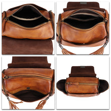 Load image into Gallery viewer, Genuine Leather Hand Painted Satchel LRTO-703
