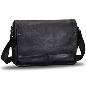 Genuine Leather Crossbody Messenger Bag W7789