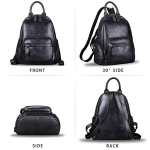 Genuine Leather Backpack A621