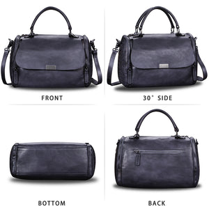 Genuine Leather Satchel A5785