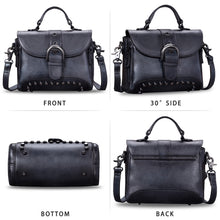 Load image into Gallery viewer, Genuine Leather Satchel A635
