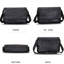 Load image into Gallery viewer, Genuine Leather Crossbody Messenger Bag for Men Leather Purse
