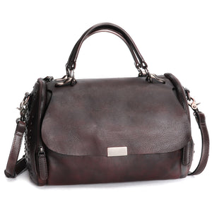 Genuine Leather Satchel A5785