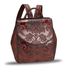 Load image into Gallery viewer, Genuine Leather Backpack LRTO-8208
