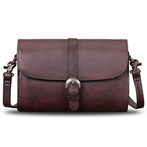 Genuine Leather Small Crossbody Bag A861