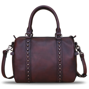 Genuine Leather Crossbody Bag Satchel for Women LRTO-A956