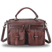 Load image into Gallery viewer, Genuine Leather Satchel A592
