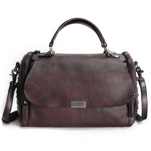 Genuine Leather Satchel A5785