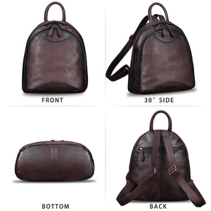 Genuine Leather Backpack A650