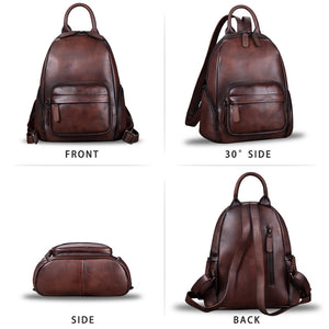 Genuine Leather Backpack A621