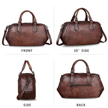 Load image into Gallery viewer, Genuine Leather Satchel A269
