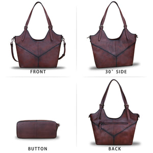 Genuine Leather Crossbody Bag Satchel A955