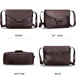 Genuine Leather Satchel A833