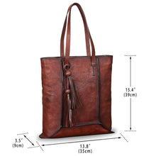 Load image into Gallery viewer, Genuine Leather Large Shoulder Bag Tote Bag for Women Vintage Real Leather Purses and Handbags Satchel Bags W0983
