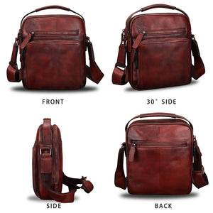 Genuine Leather Crossbody Messenger Bag S0020