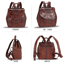 Load image into Gallery viewer, Genuine Leather Backpack LRTO-8208
