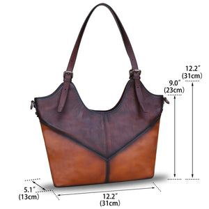 Genuine Leather Crossbody Bag Satchel A955