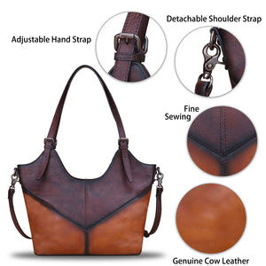 Genuine Leather Crossbody Bag Satchel A955