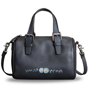 Genuine Leather Hand Painted Satchel LRTO-906