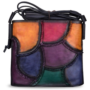 Genuine Leather Crossbody Bag W0036