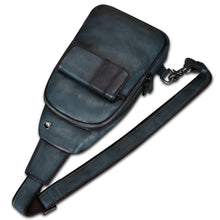 Load image into Gallery viewer, Genuine Leather Sling Bag Hiking Daypack W2029
