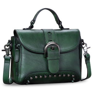 Genuine Leather Satchel A635