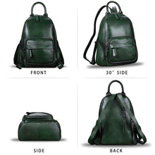 Load image into Gallery viewer, Genuine Leather Backpack A621
