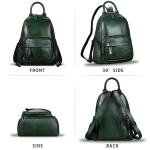 Genuine Leather Backpack A621