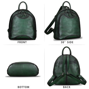 Genuine Leather Backpack A650