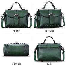 Load image into Gallery viewer, Genuine Leather Satchel A635
