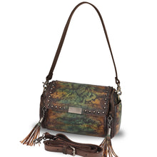 Load image into Gallery viewer, Genuine Leather Hand Painted Satchel LRTO-703
