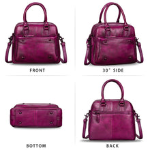 Load image into Gallery viewer, Genuine Leather Satchel A596
