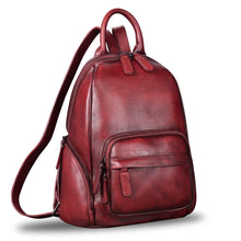 Load image into Gallery viewer, Genuine Leather Backpack A621
