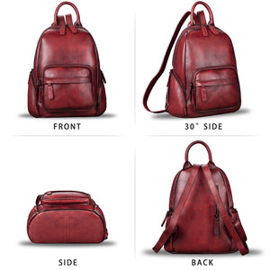 Genuine Leather Backpack A621