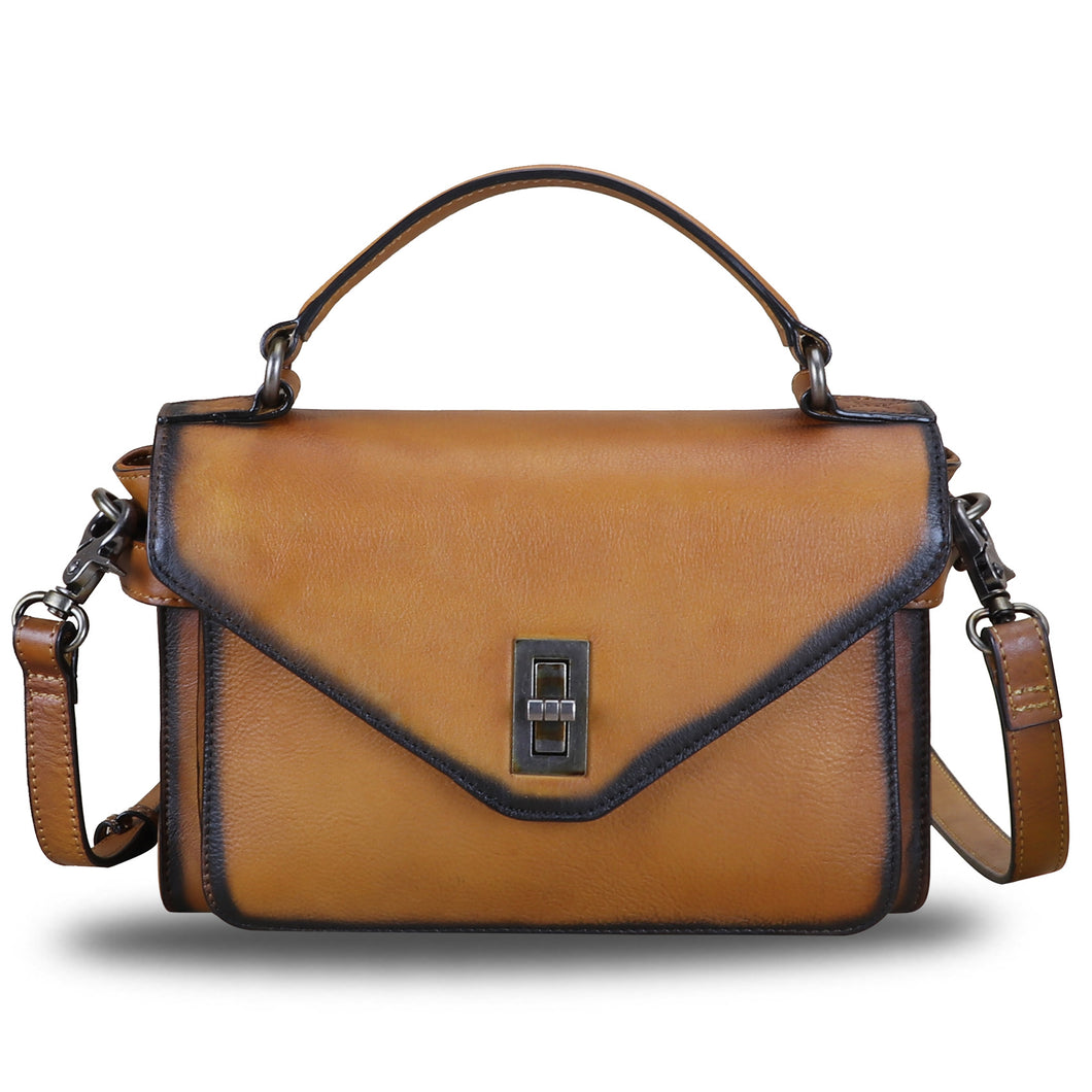 Genuine Leather Crossbody Bag Satchel LRTO-A815