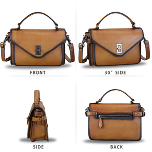 Genuine Leather Crossbody Bag Satchel LRTO-A815