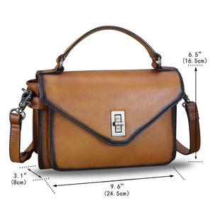 Genuine Leather Crossbody Bag Satchel LRTO-A815